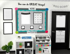 Black Messy Dots Border-Borders-Tools 4 Teaching-Classroom Decor and More