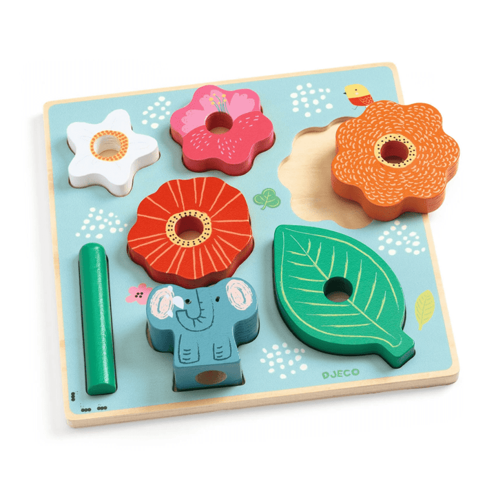 Puzz & Stack Happy Wooden Puzzle-Puzzles-Tools 4 Teaching-Classroom Decor and More