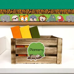 Jungle Friends 6" Designer Cut-Outs-Accents-Tools 4 Teaching-Classroom Decor and More