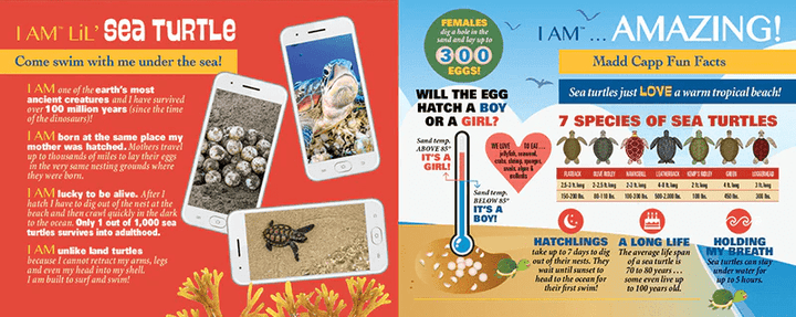 I AM LiL' SEA TURTLE 100 pcs Puzzle-Puzzles-Tools 4 Teaching-Classroom Decor and More