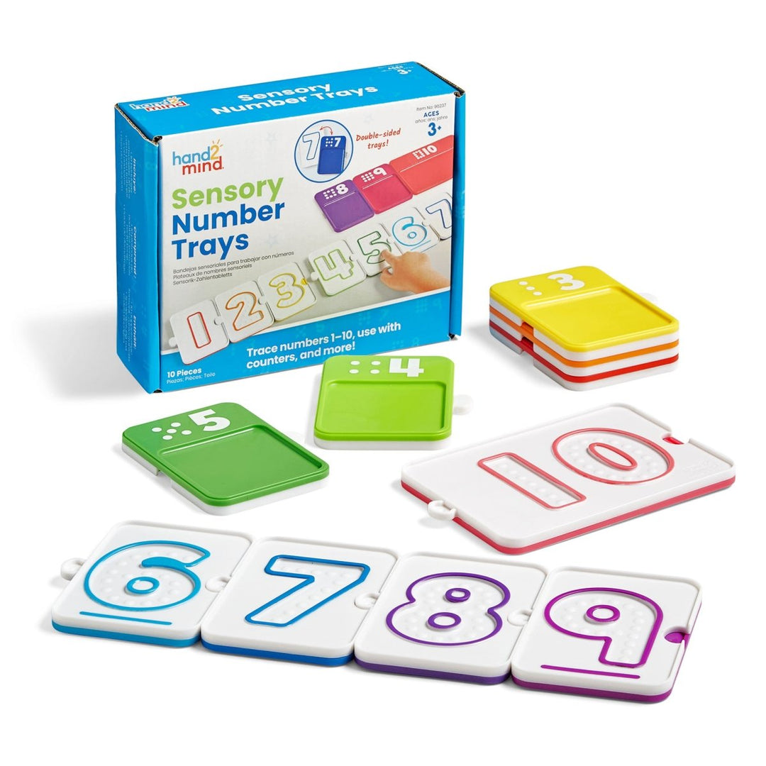 Sensory Number Trays-Numbers, Counting & Sorting-Tools 4 Teaching-Classroom Decor and More