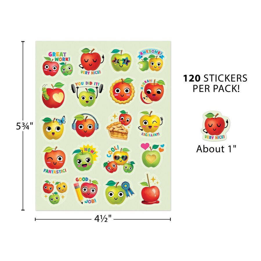 Apple Smelly Stickers-Stickers-Tools 4 Teaching-Classroom Decor and More