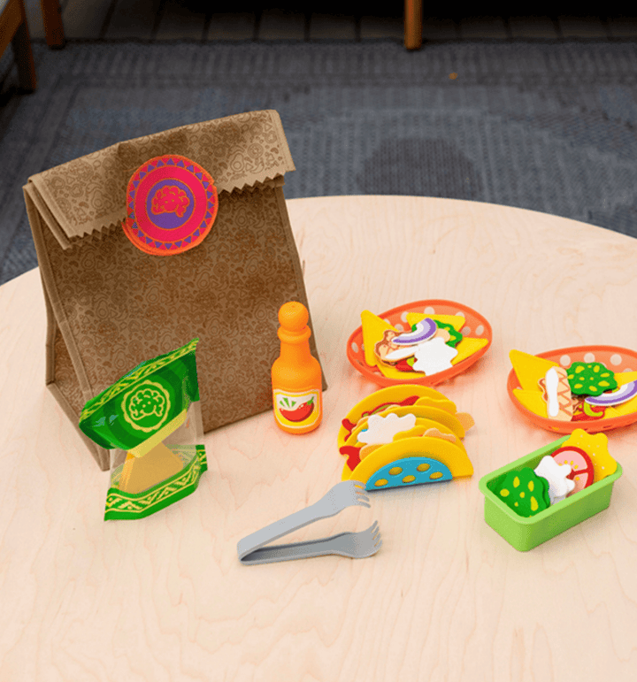 Pretendables Nacho Set-Play Food-Tools 4 Teaching-Classroom Decor and More