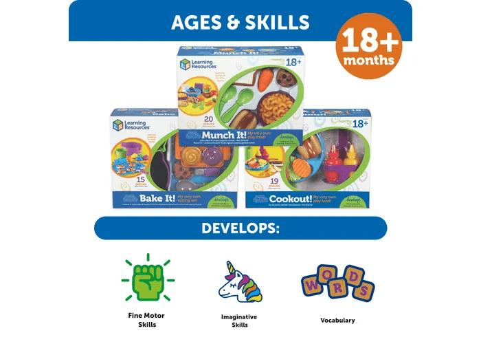 New Sprouts® Munch It!-Play Food-Tools 4 Teaching-Classroom Decor and More