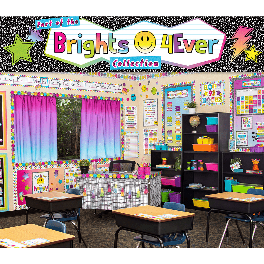 Brights 4Ever Flat Name Plates-Nameplates & Name Tags-Tools 4 Teaching-Classroom Decor and More