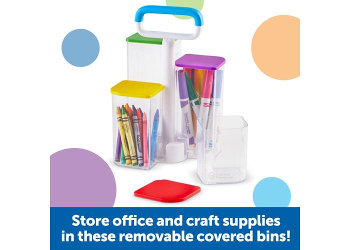Create-a-Space™ See-thru Storage Caddy-Classroom Essentials-Tools 4 Teaching-Classroom Decor and More