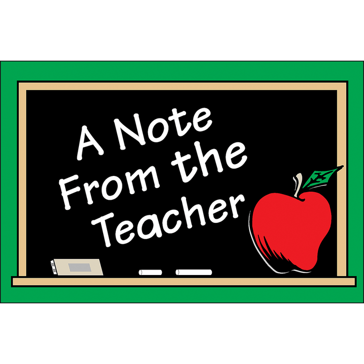 A Note From the Teacher Postcards-Postcards-Tools 4 Teaching-Classroom Decor and More