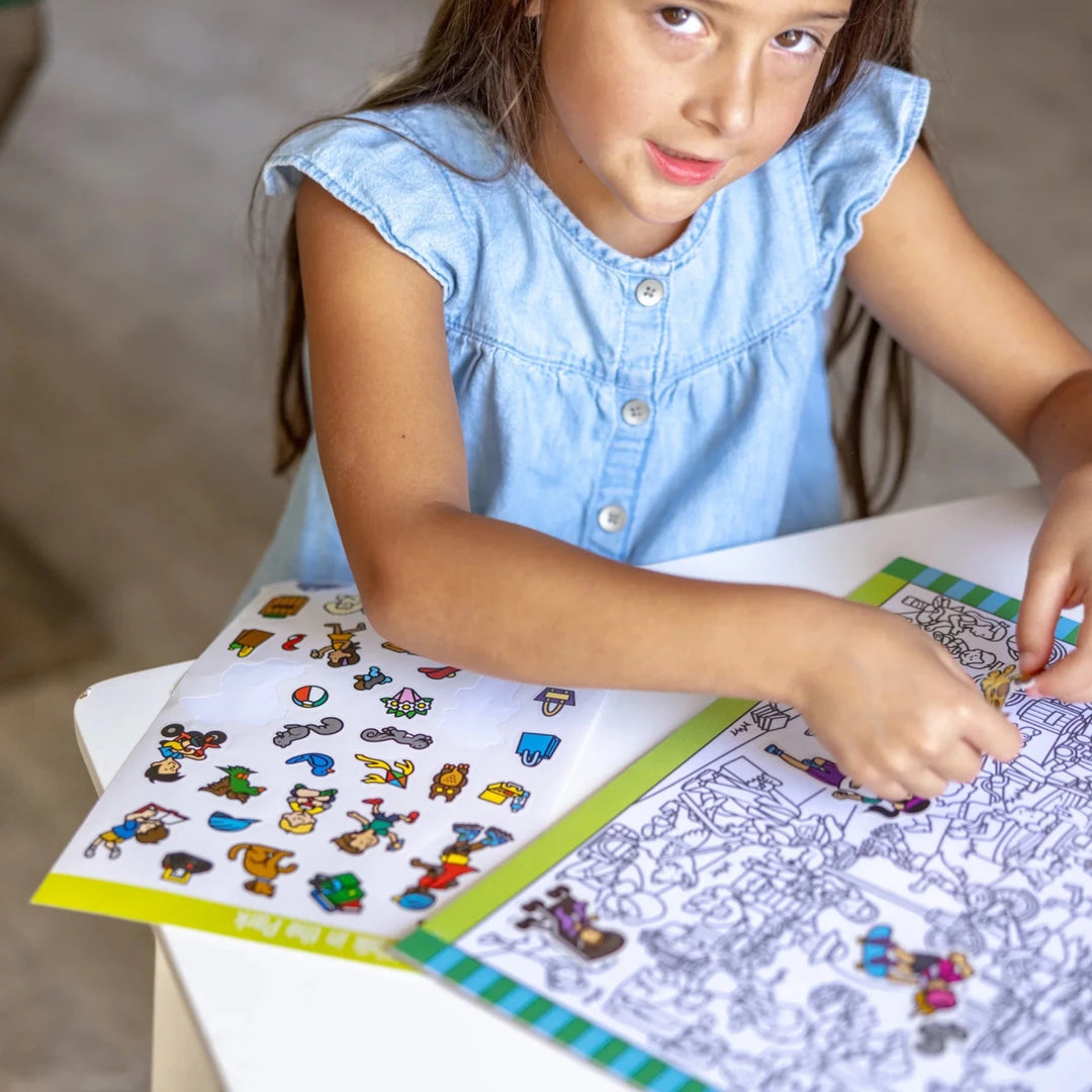 Seek &amp; Find Sticker Pad - Around Town - Tools 4 Teaching