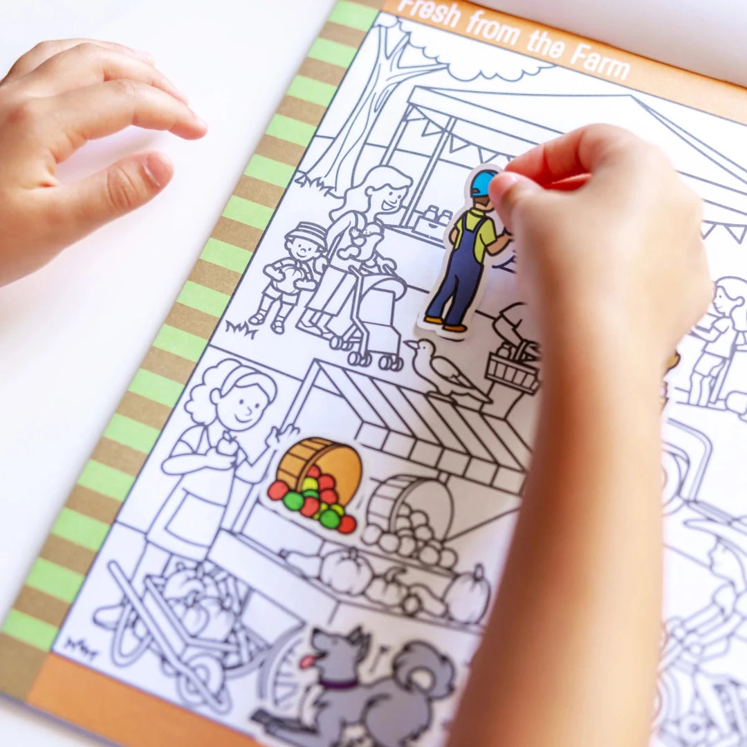 Seek &amp; Find Sticker Pad - Around Town - Tools 4 Teaching