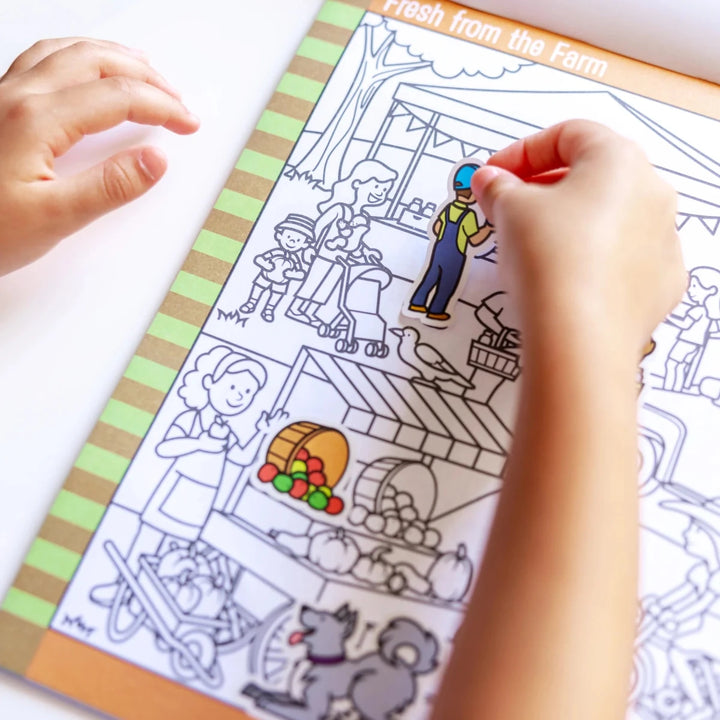 Seek &amp; Find Sticker Pad - Around Town - Tools 4 Teaching
