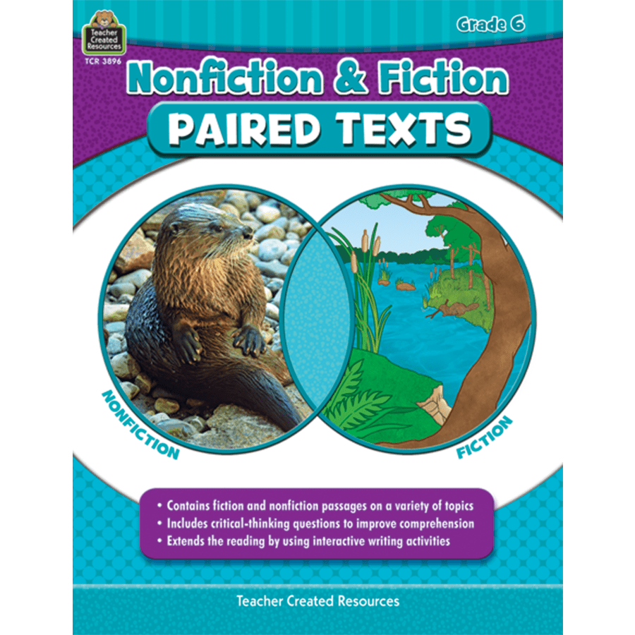Nonfiction and Fiction Paired Texts Grade 6-Subjects - Reading - Reading Books-Tools 4 Teaching-Classroom Decor and More