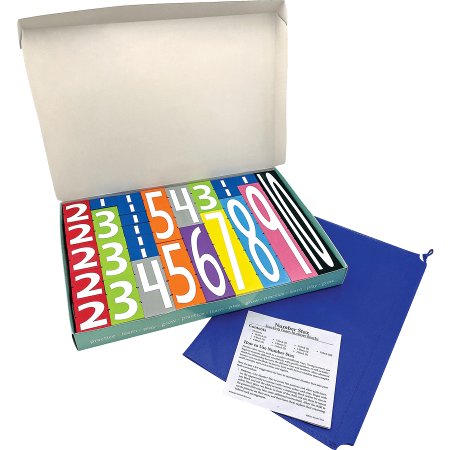 Number Stax - Stacking Foam Number Blocks-Teaching Materials-Tools 4 Teaching-Classroom Decor and More