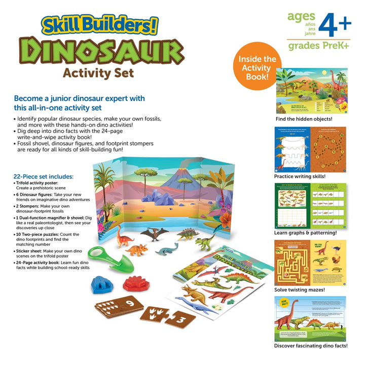 Skill Builders! Dinosaur Activity Set - Tools 4 Teaching