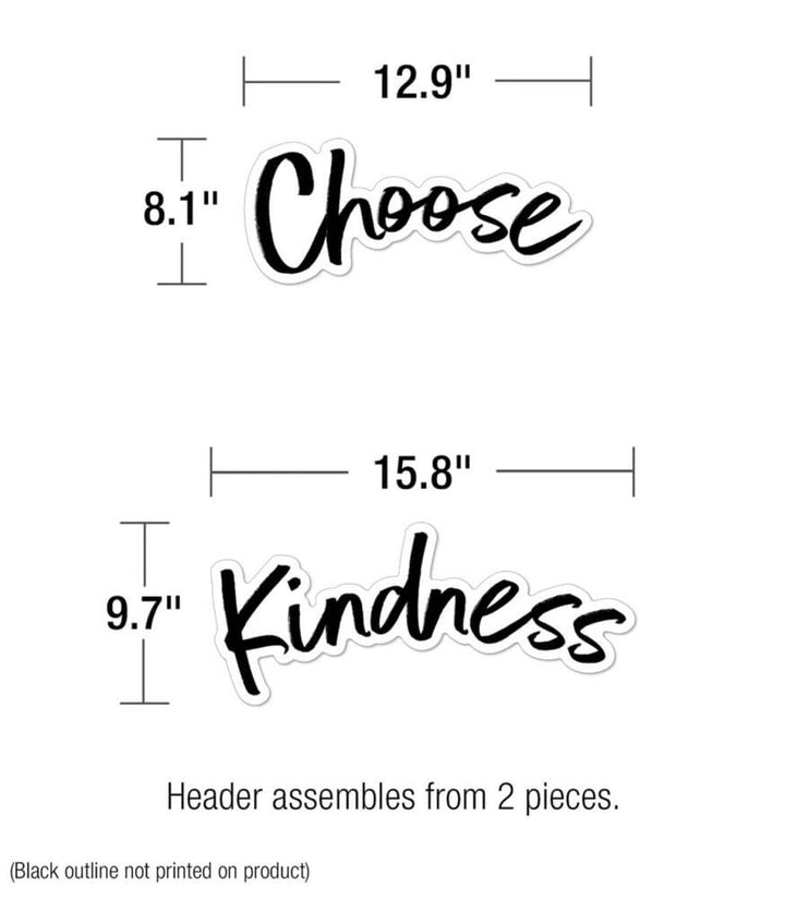 Kind Vibes Choose Kindness Bulletin Board Set - Tools 4 Teaching