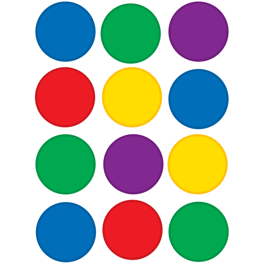 Colorful Circles Mini Accents-Mini Accents-Tools 4 Teaching-Classroom Decor and More