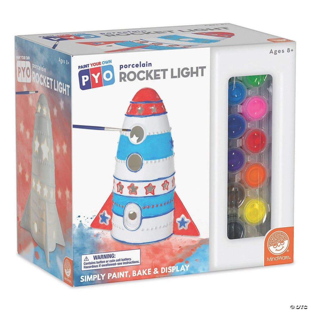 Paint Your Own Porcelain: Rocket Light-Craft Activity-Tools 4 Teaching-Classroom Decor and More