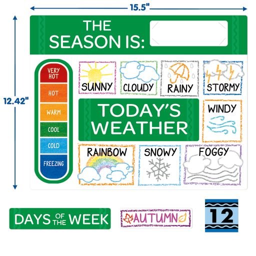 Crayola Calendar Bulletin Board Set-Bulletin Board Sets-Tools 4 Teaching-Classroom Decor and More