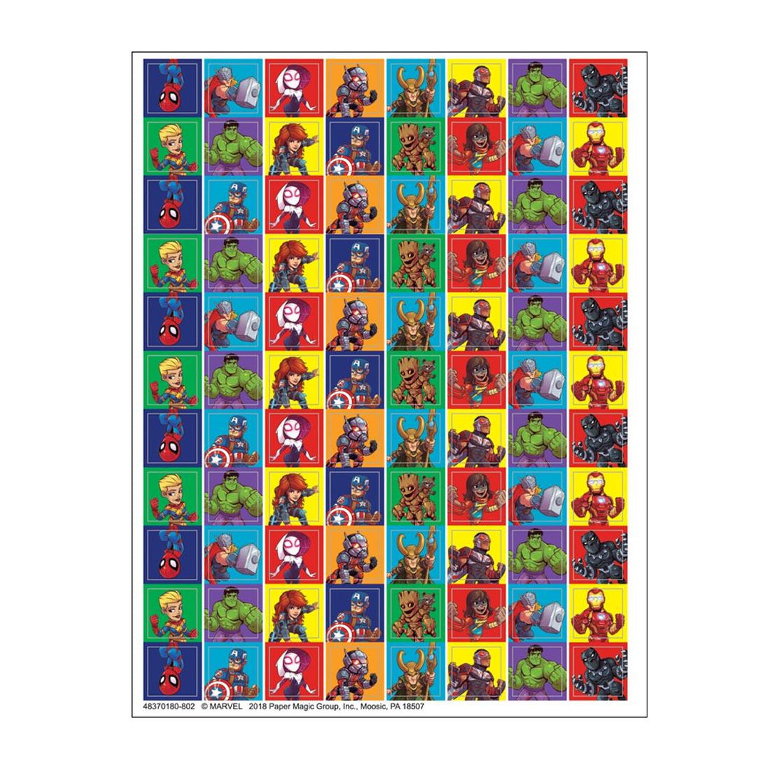 Marvel Super Hero Adventure Mini Stickers-Stickers-Tools 4 Teaching-Classroom Decor and More