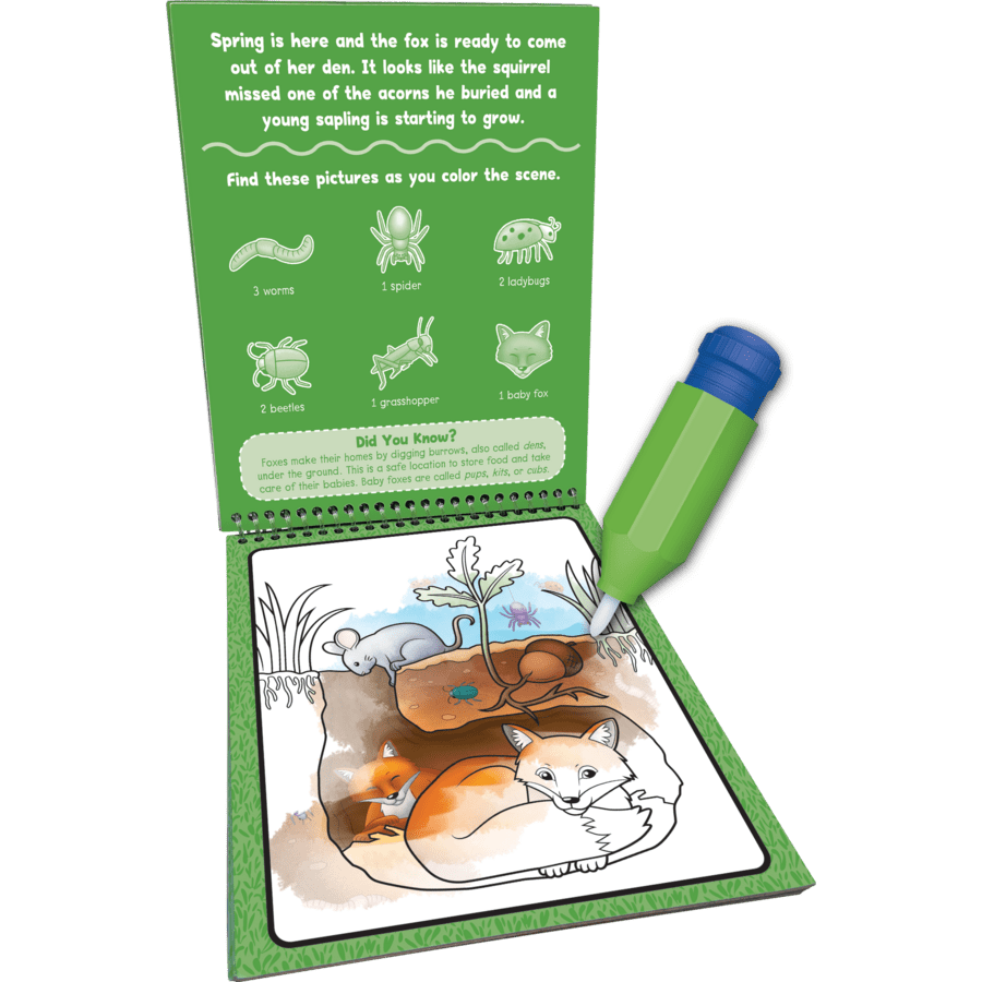 Forest Friends Water Reveal-Activity Pads-Tools 4 Teaching-Classroom Decor and More