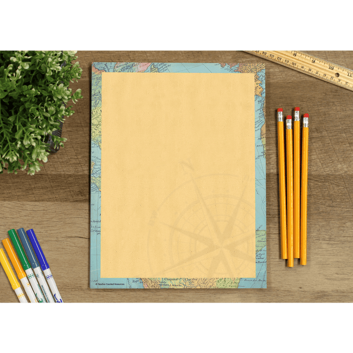 Travel the Map Computer Paper-Computer Paper-Tools 4 Teaching-Classroom Decor and More