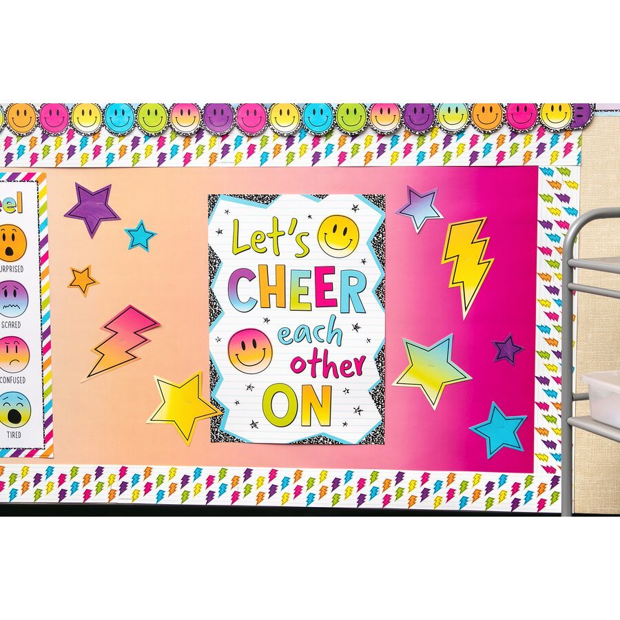 Better Than Paper® Bulletin Board Roll: Pink and Orange Color Wash-Bulletin Board Paper - Better Than Paper-Tools 4 Teaching-Classroom Decor and More