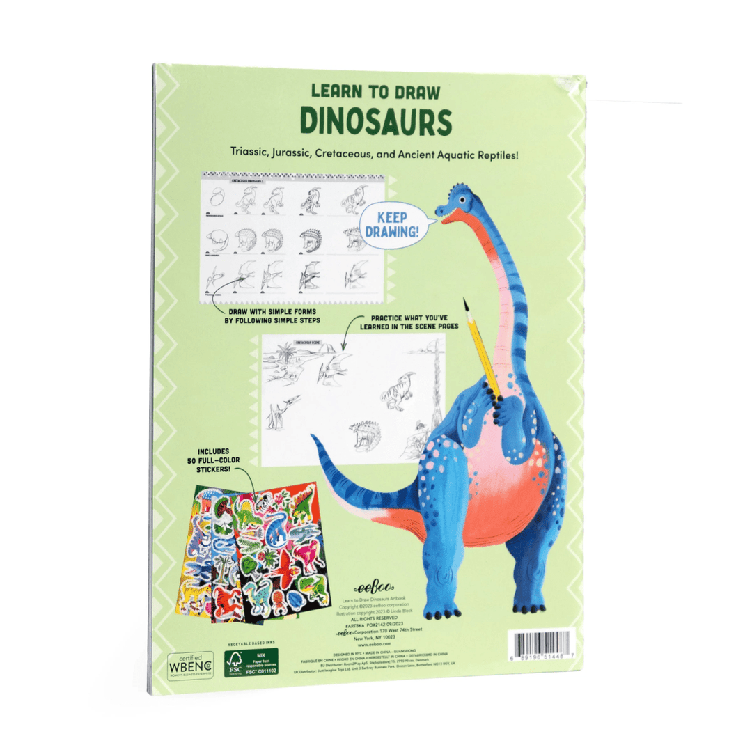 Learn to Draw Dinosaurs-Activity Pads-Tools 4 Teaching-Classroom Decor and More