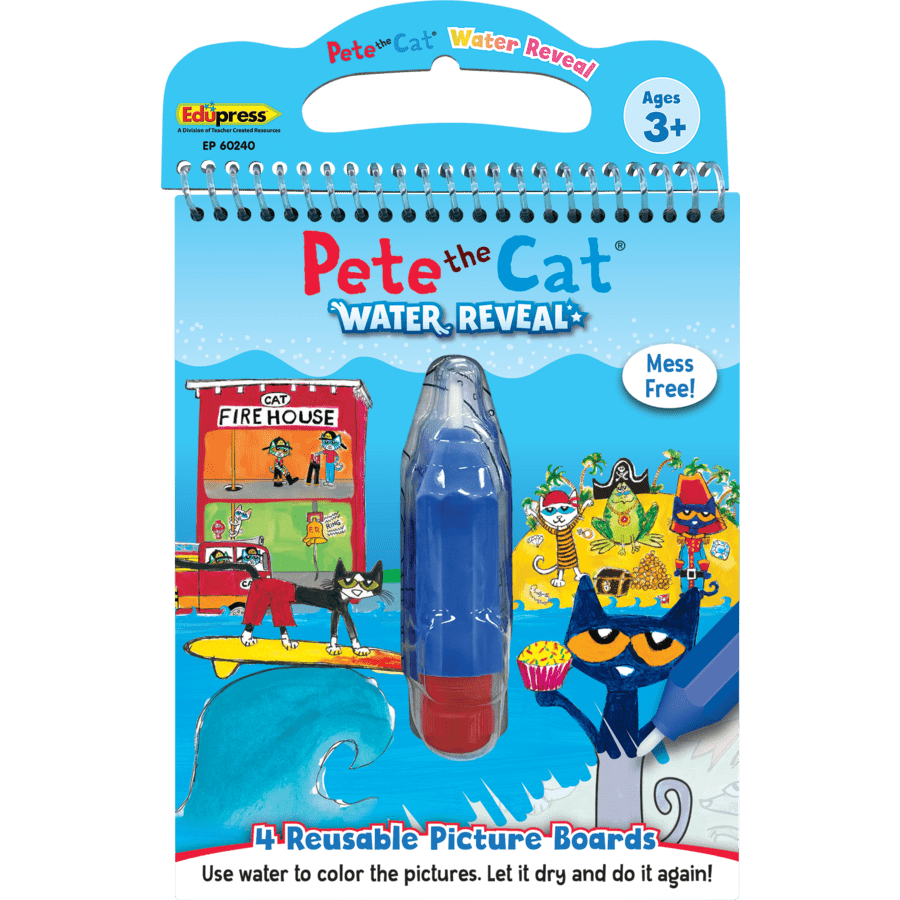 Pete the Cat Water Reveal-Activity Pads-Tools 4 Teaching-Classroom Decor and More