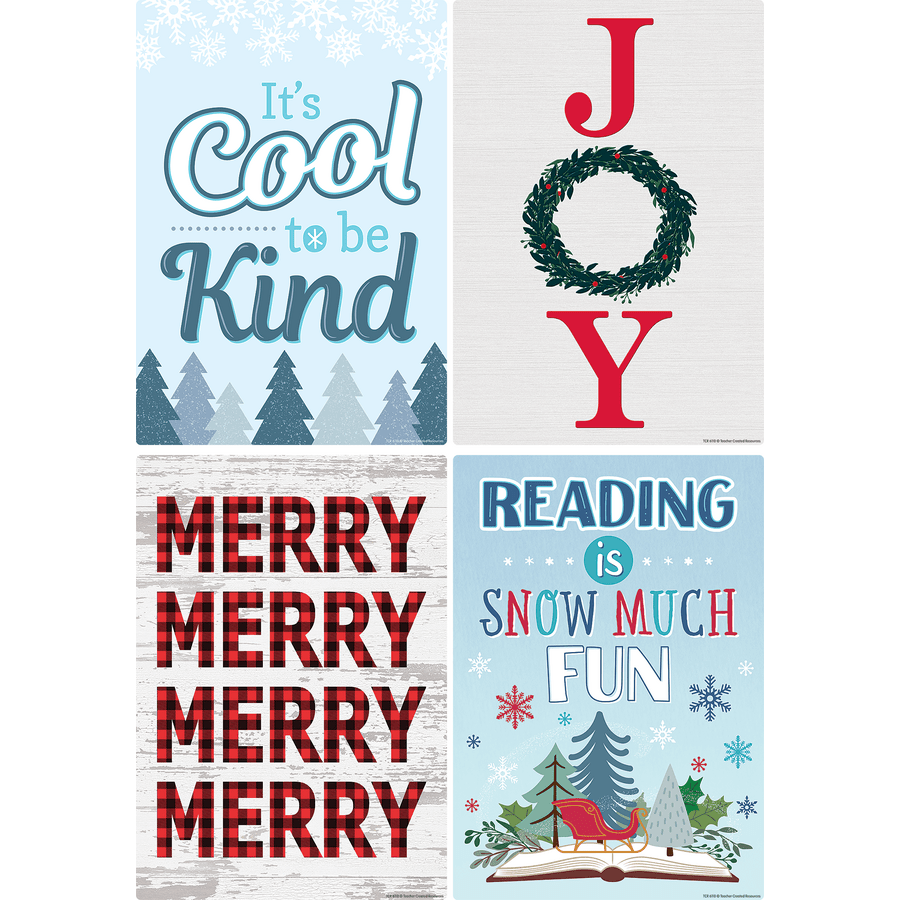 Winter Small Poster Pack-Posters-Tools 4 Teaching-Classroom Decor and More