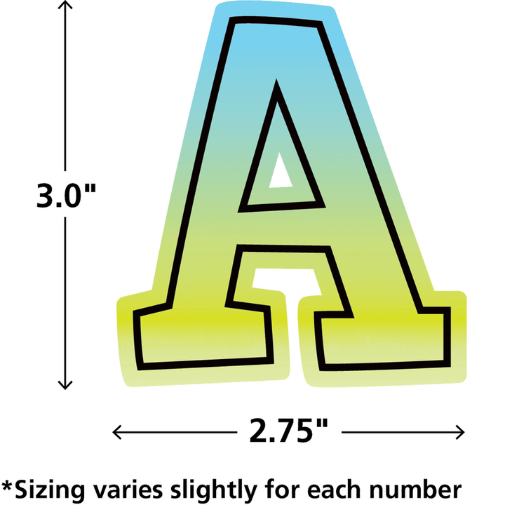 Brights 4Ever Bold Block 3" Magnetic Letters-Magnetic-Tools 4 Teaching-Classroom Decor and More