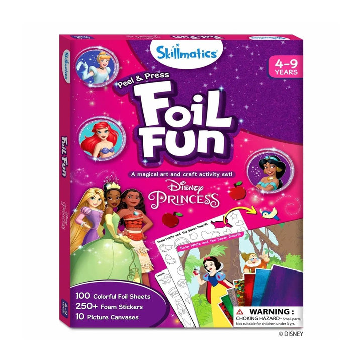 Foil Fun: Disney Princess | No Mess Art Kit (Ages 4-9)-Craft Activity-Tools 4 Teaching-Classroom Decor and More