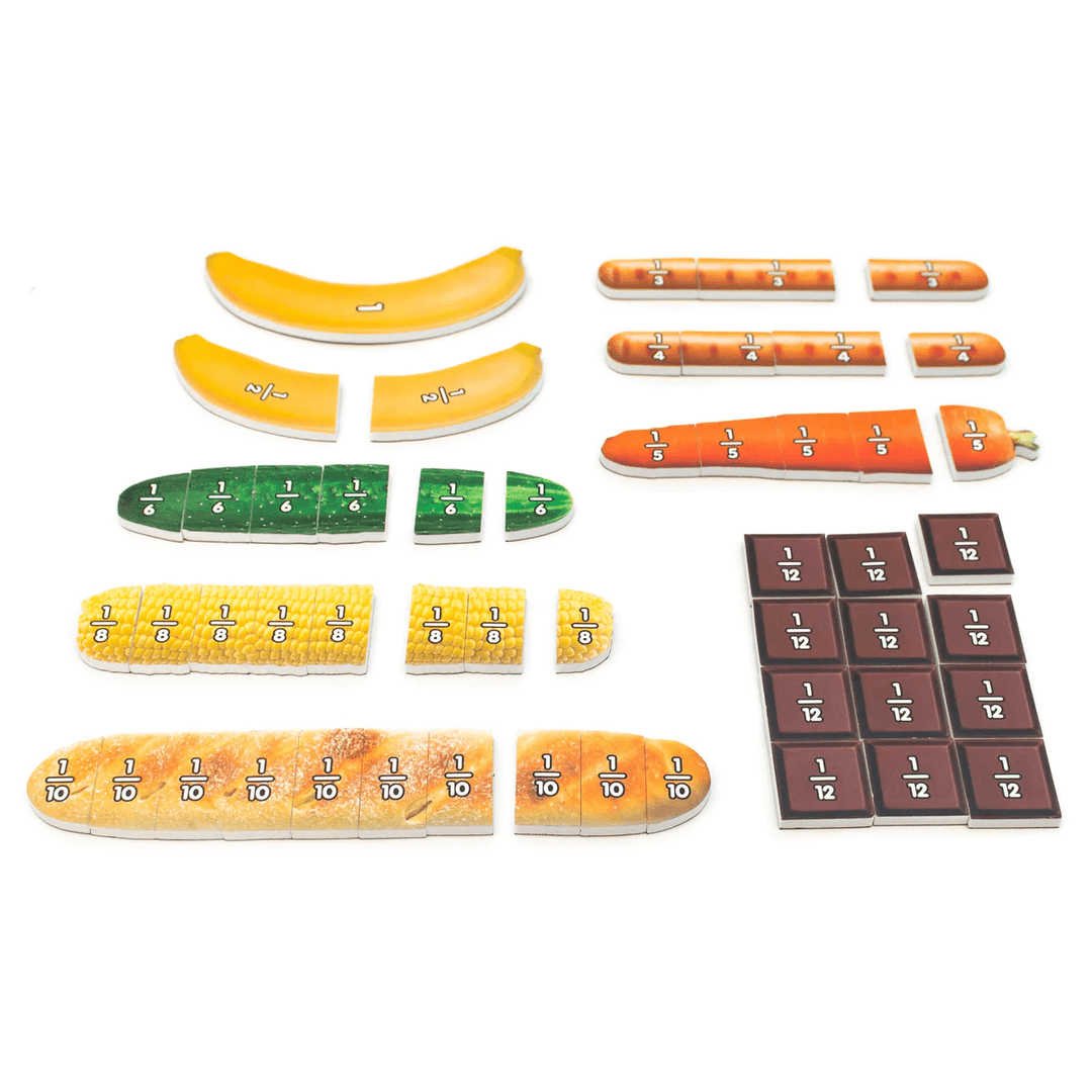 Food Fractions-Fractions, Geometry & Measurement-Tools 4 Teaching-Classroom Decor and More