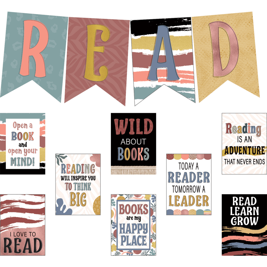 Wonderfully Wild Read Bulletin Board-Bulletin Board Sets-Tools 4 Teaching-Classroom Decor and More
