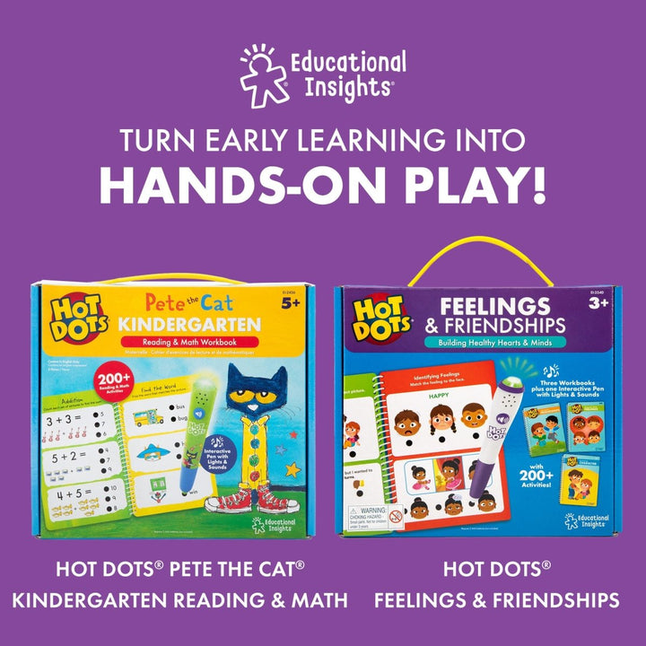 Hot Dots® Kindergarten Essentials Reading & Math Workbook-Hot Dots-Tools 4 Teaching-Classroom Decor and More