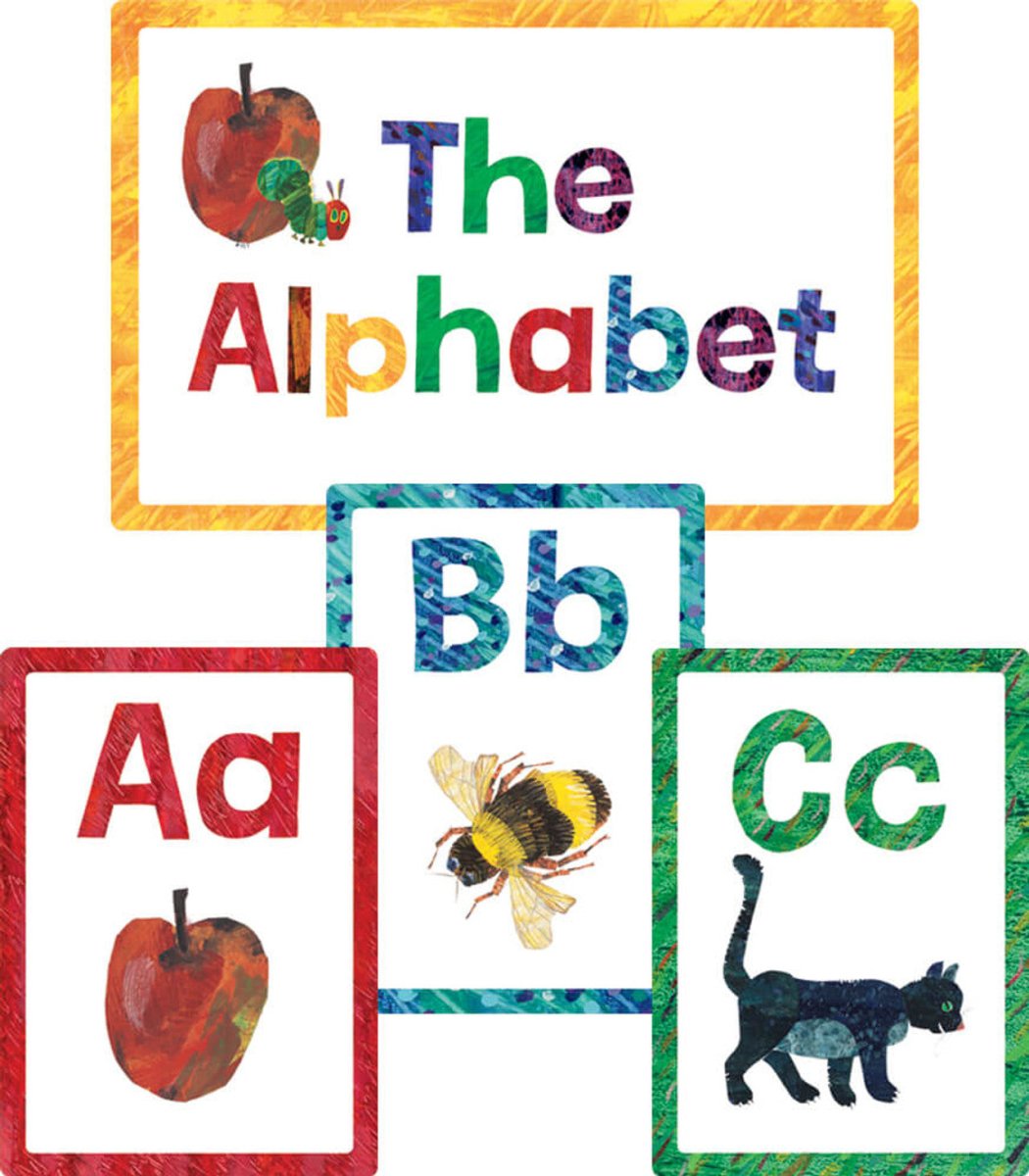 World of Eric Carle™ Alphabet Bulletin Board Set Grade PK-2-Bulletin Board Sets-Tools 4 Teaching-Classroom Decor and More