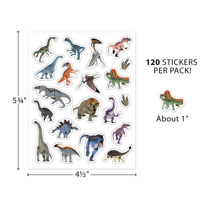 Dinosaur Stickers-Stickers-Tools 4 Teaching-Classroom Decor and More