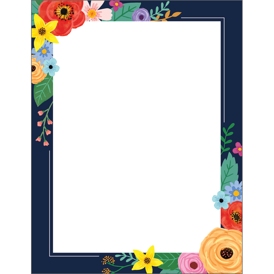 Wildflowers Blank Chart-Charts-Tools 4 Teaching-Classroom Decor and More
