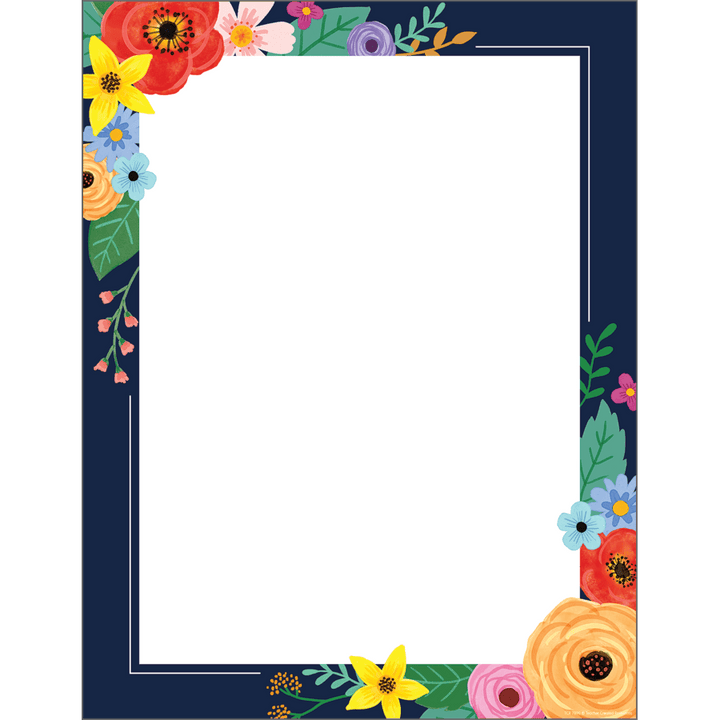 Wildflowers Blank Chart-Charts-Tools 4 Teaching-Classroom Decor and More