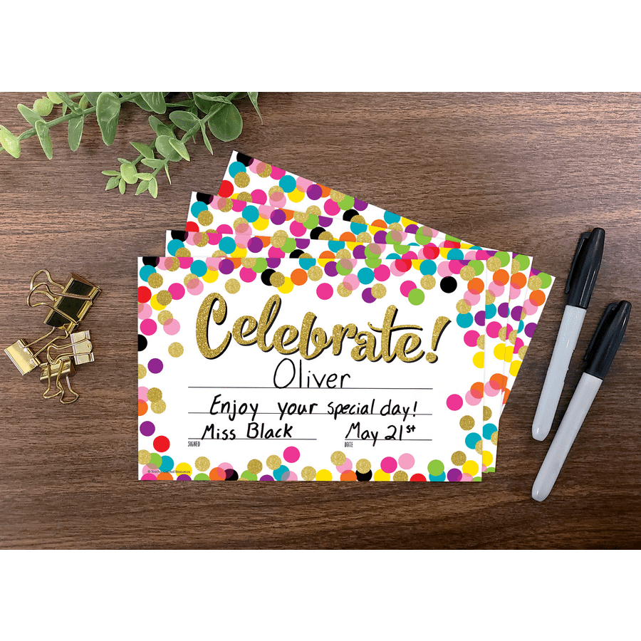 Confetti Celebrate! Awards-Awards-Tools 4 Teaching-Classroom Decor and More