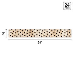 *Core Decor Polka Dots on Wood EZ Border-Borders-Tools 4 Teaching-Classroom Decor and More
