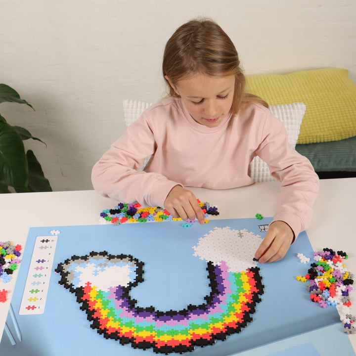 PLUS PLUS® Puzzle by Number® - 500 PC - Rainbow-Plus Plus-Tools 4 Teaching-Classroom Decor and More