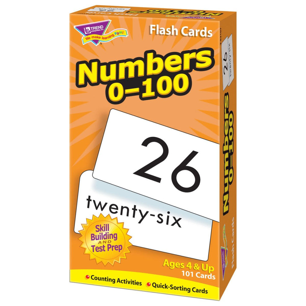 Numbers 0-100 Skill Drill Flash Cards-Flashcards-Tools 4 Teaching-Classroom Decor and More