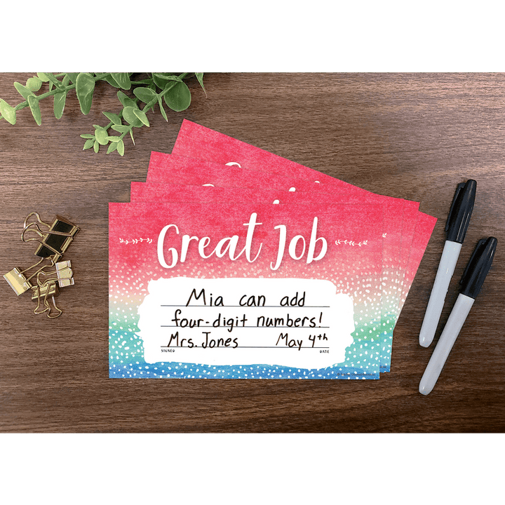 Watercolor Great Job Awards-Awards-Tools 4 Teaching-Classroom Decor and More