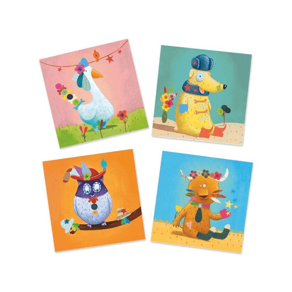 *Create Animals Sticker Collage Activity-Craft Activity-Tools 4 Teaching-Classroom Decor and More