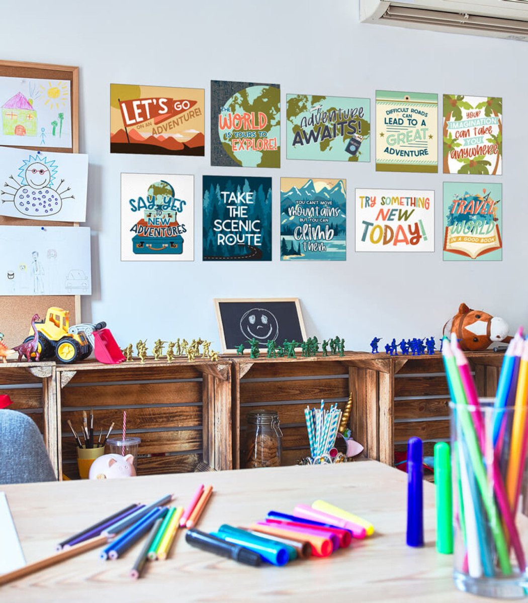 Let's Explore Mini Posters: Let's Explore Poster Set-Posters-Tools 4 Teaching-Classroom Decor and More