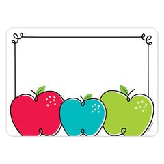 Doodle Apples Labels-Nameplates & Name Tags-Tools 4 Teaching-Classroom Decor and More