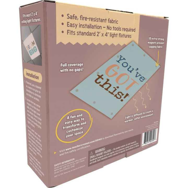 Be Positive Calming Covers Ceiling Light Filters-Sensory-Tools 4 Teaching-Classroom Decor and More