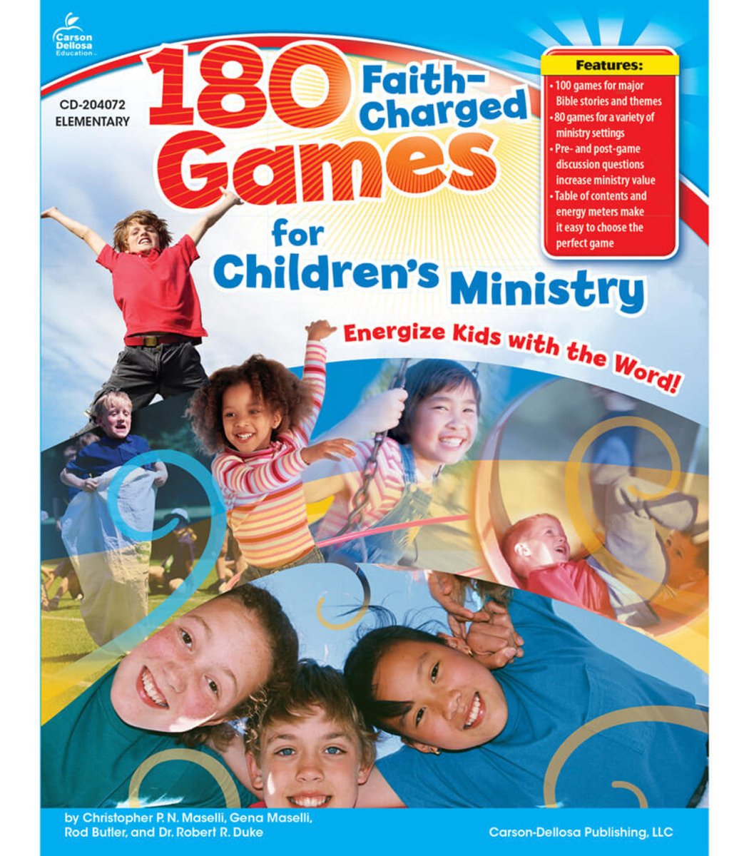 180 Faith - Charged Games for Children’s Ministry Resource Book Grade K - 5 - Tools 4 Teaching