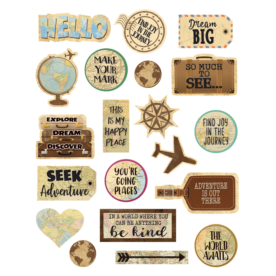 Travel the Map Stickers-Stickers-Tools 4 Teaching-Classroom Decor and More