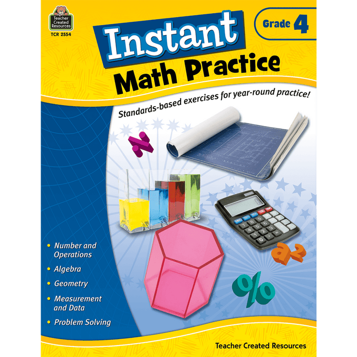Instant Math Practice: Grades 2-6-Math Books-Tools 4 Teaching-Classroom Decor and More