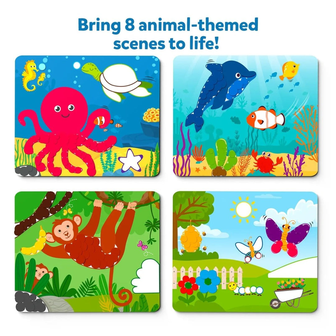 Dot it!: Wild, Farm & Underwater Animal | No mess sticker art (Ages 3-7)-Craft Activity-Tools 4 Teaching-Classroom Decor and More